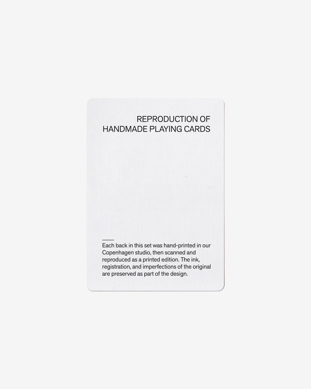 Readymade Playing Cards