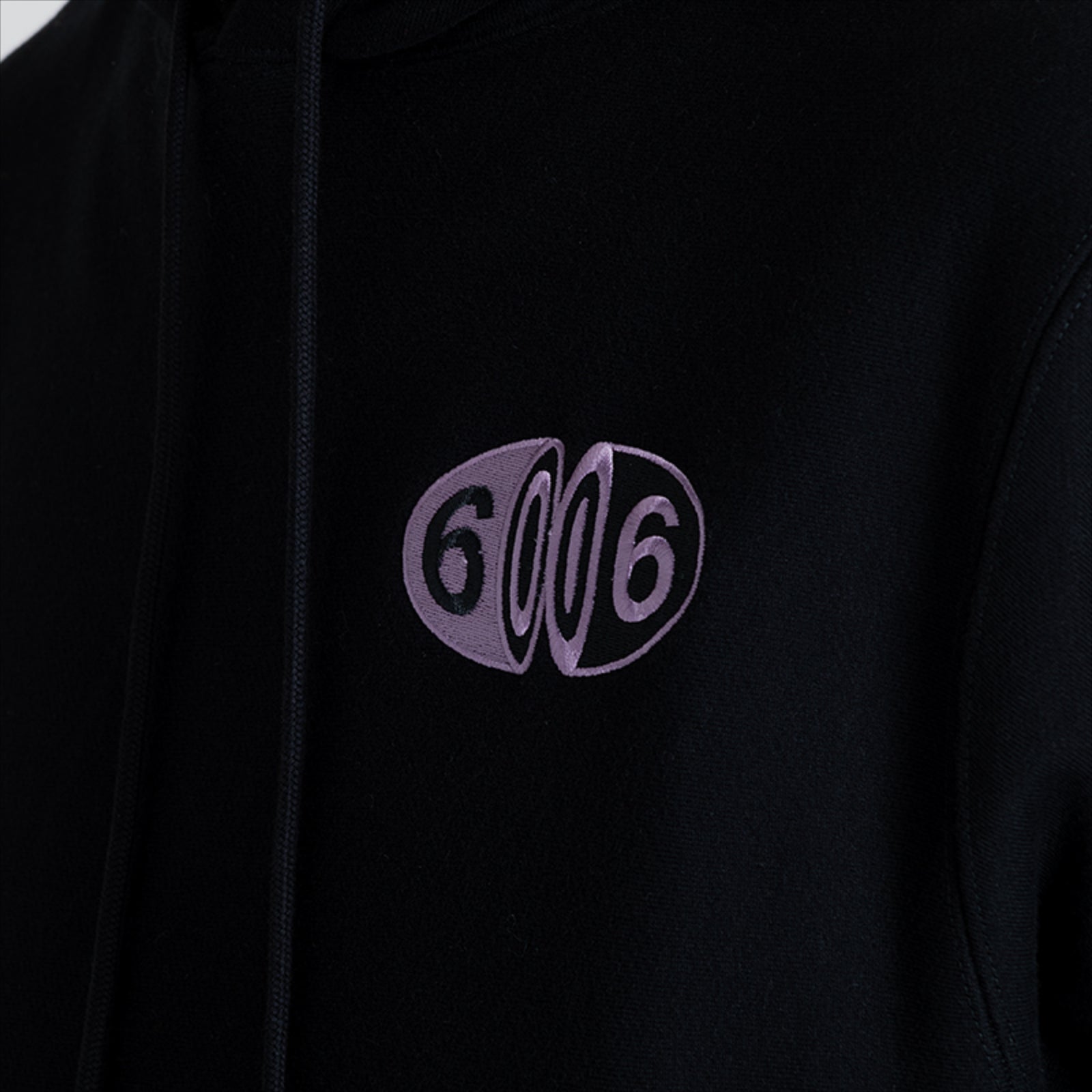 6006 LOGO HOODIE [BLACK]