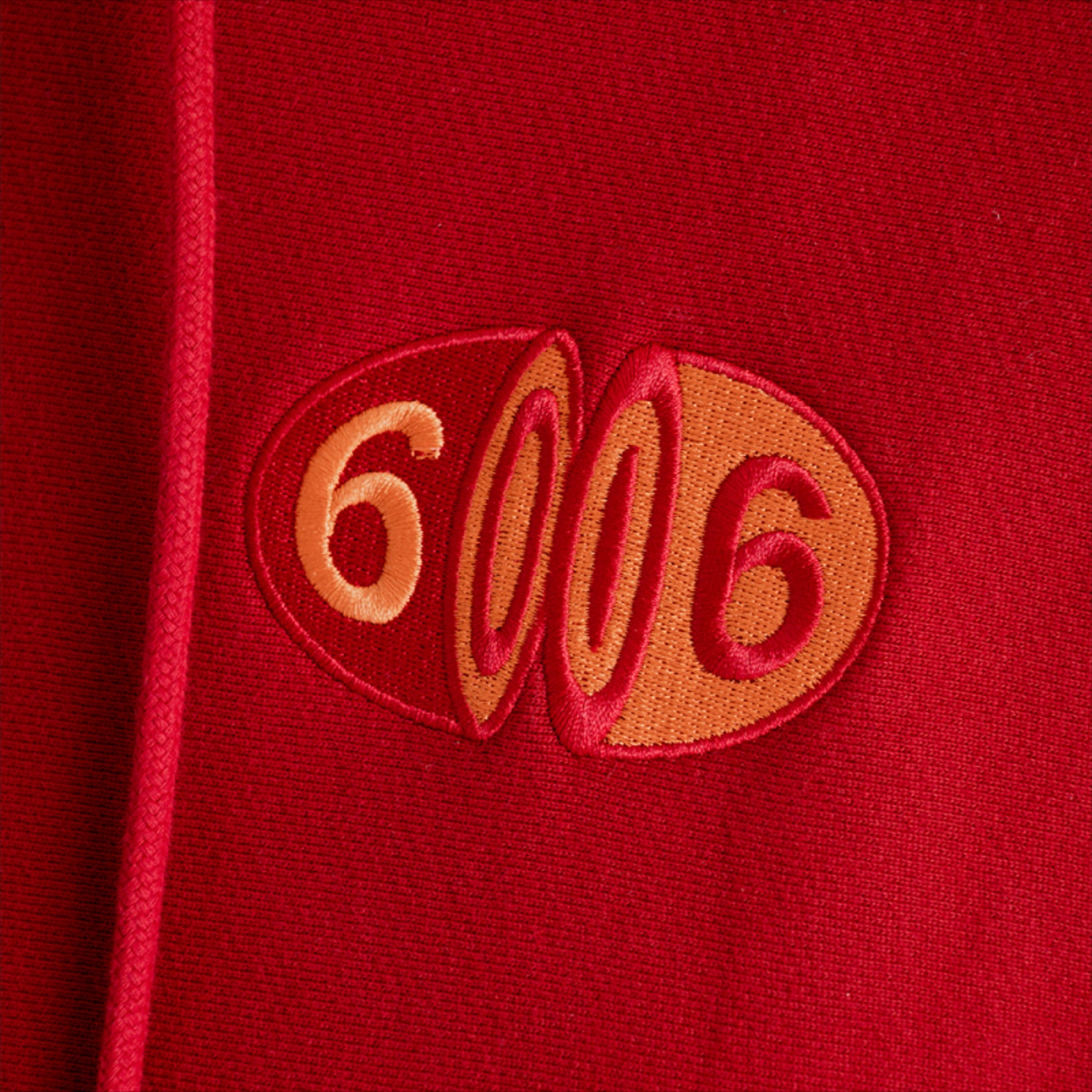 6006 LOGO HOODIE [RED]